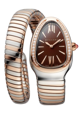 BVLGARI Uhr SERPENTI TUBOGAS aus 18 Karat Roségold