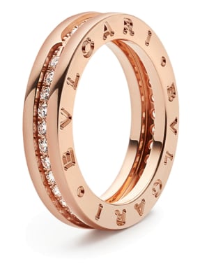 BVLGARI Ring B.ZERO1 aus 18 Karat Roségold und Diamanten