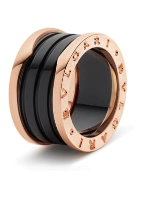 BVLGARI Ring B.ZERO1 aus 18 Karat Roségold und Keramik