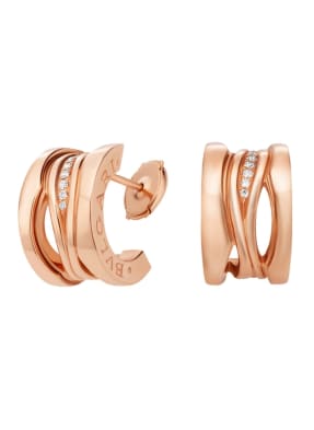 BVLGARI Ohrring B.ZERO1 aus 18 Karat Roségold und Diamanten
