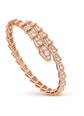 BVLGARI Armband SERPENTI aus 18 Karat Roségold und Diamanten