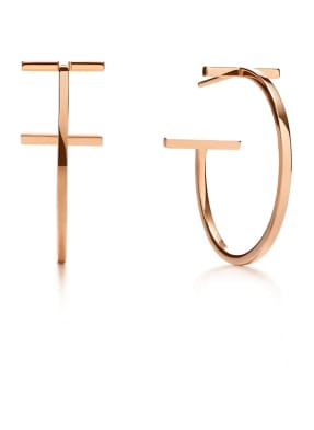 TIFFANY & Co. Creolen TIFFANY T aus 18 Karat Roségold