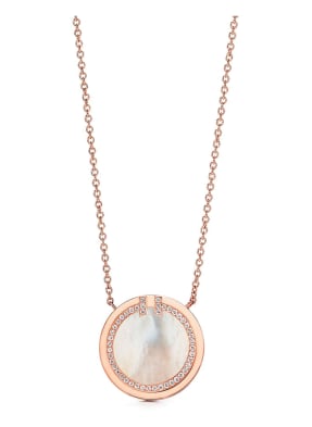 TIFFANY & Co. Anhänger TIFFANY T CIRCLE aus 18 Karat Roségold mit Diamanten