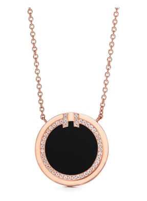 TIFFANY & Co. Anhänger TIFFANY T CIRCLE aus 18 Karat Roségold mit Diamanten