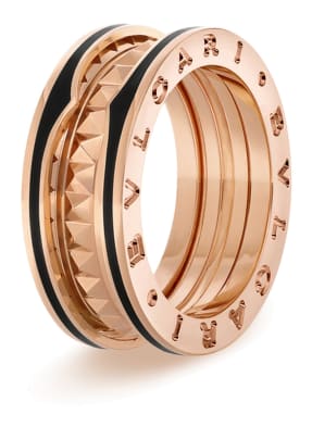 BVLGARI Ring B.ZERO1 aus 18 Karat Roségold und Keramik