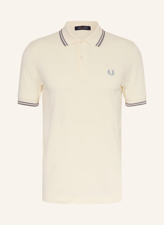 FRED PERRY Piqué-Poloshirt ECRU