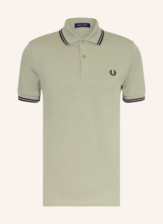 FRED PERRY Piqué-Poloshirt HELLGRÜN