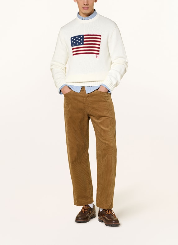 POLO RALPH LAUREN Pullover WEISS / DUNKELROT / DUNKELBLAU
