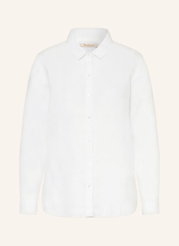 Barbour Lněná košile MARINE BÍLÁ