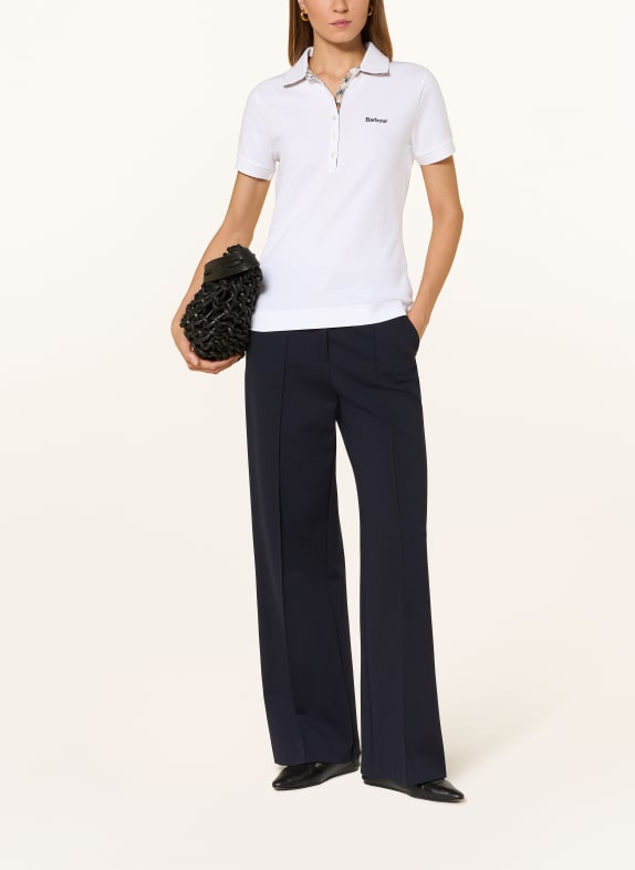 Barbour Jersey-poloskjorte PORTSDOWN HVID