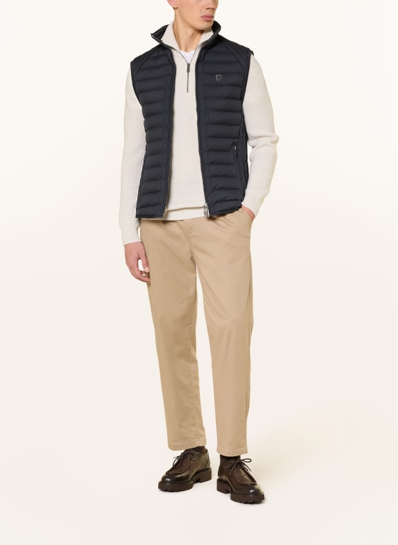 WELLENSTEYN Steppweste MOL MEN mit DUPONT™ SORONA®-Isolierung DUNKELBLAU