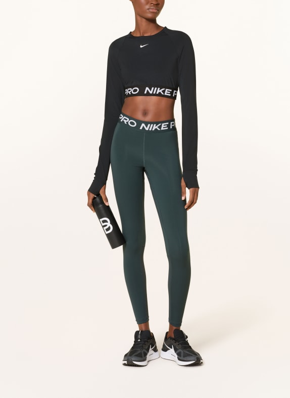 Nike Tights NIKE PRO met mesh PETROL / WIT