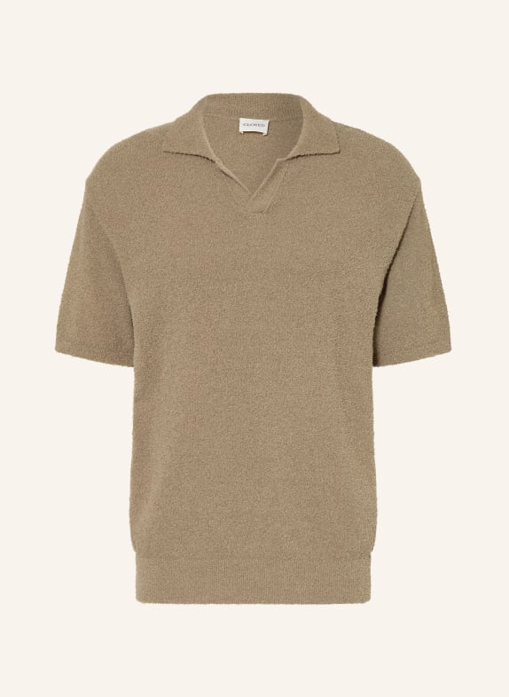 CLOSED Polo en maille KAKI