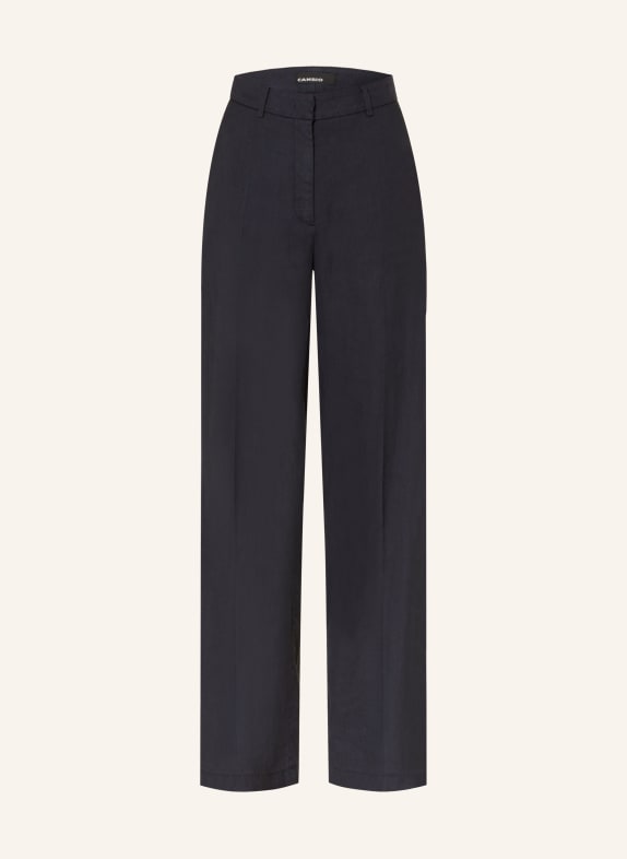 CAMBIO Marlenehose MIRA mit Leinen SCHWARZ