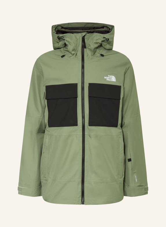 THE NORTH FACE Skijacke FOURBARREL TRICLIMATE GRÜN / SCHWARZ