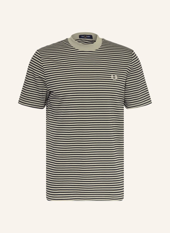 FRED PERRY T-Shirt HELLGRÜN / DUNKELBLAU