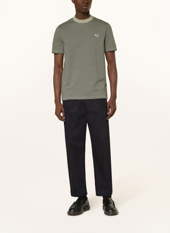 FRED PERRY T-shirt LYSEGRØN / MØRKEBLÅ