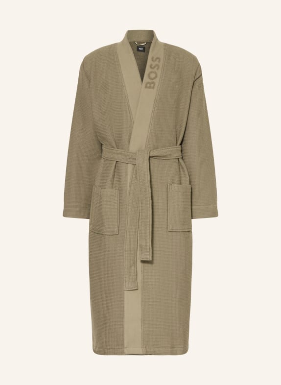 BOSS Herren-Bademantel KHAKI