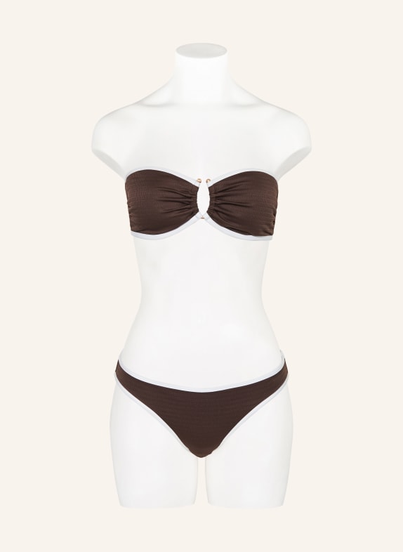 SEAFOLLY Bandeau-bikinitop BEACH BOUND BRUIN / GOUD / WIT