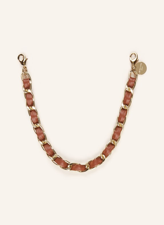 CHEEKY CHAIN MUNICH Smartphone-Kette COCO COGNAC / GOLD