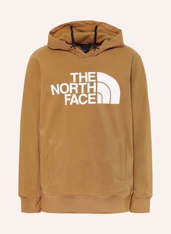 THE NORTH FACE Bluza funkcyjna z kapturem TEKNO BRĄZOWY