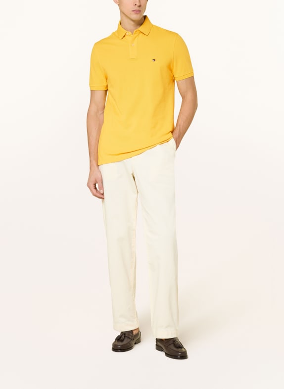 TOMMY HILFIGER Piqué-Poloshirt Regular Fit GELB