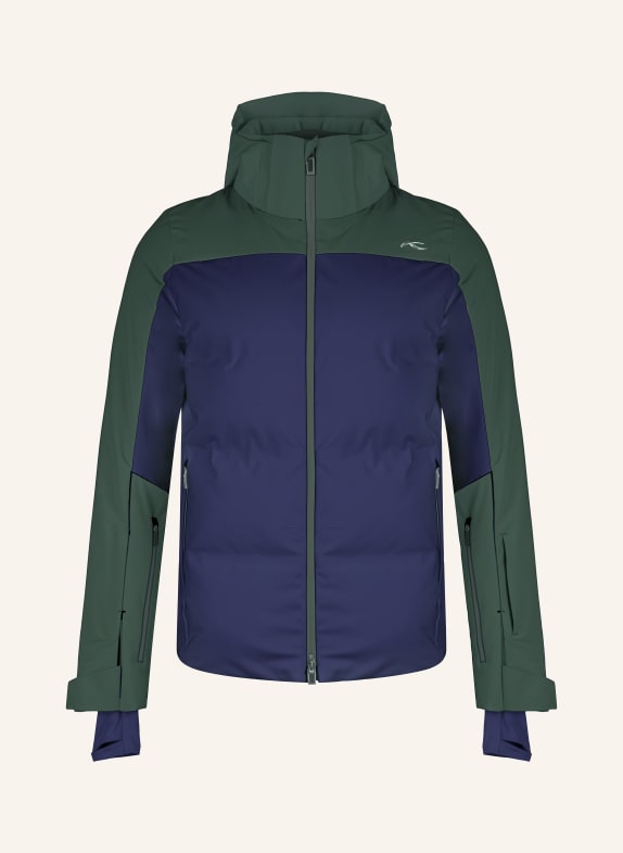KJUS Skijacke GREEN LINE 2.0 BLAU / DUNKELGRÜN