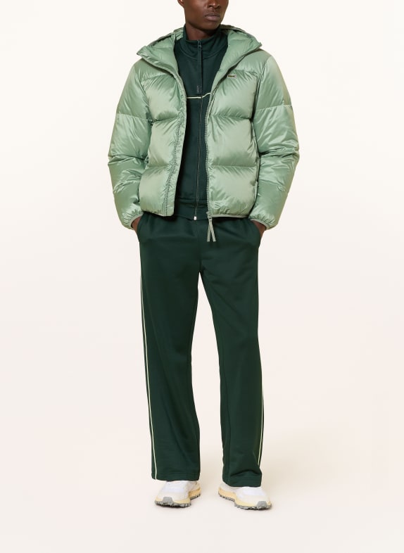 LACOSTE donsjack LICHTGROEN