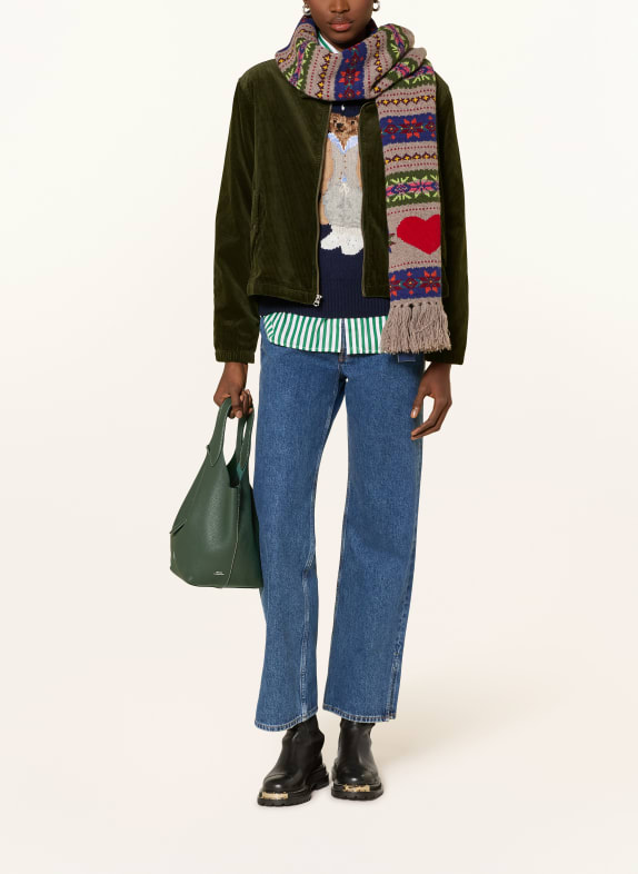 POLO RALPH LAUREN Cordjacke DUNKELGRÜN