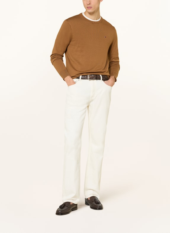 TOMMY HILFIGER pull MARRON