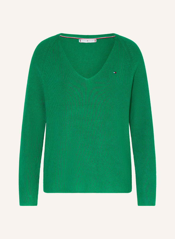TOMMY HILFIGER Pullover GRÜN