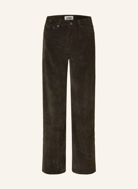 DRYKORN Marlenehose MEDLEY aus Cord DUNKELBRAUN