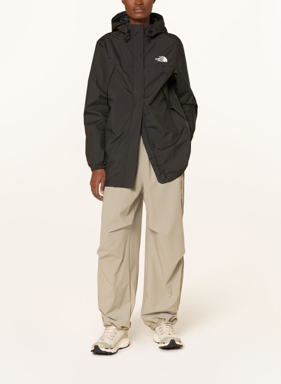 THE NORTH FACE ANTORA Rain jacket BLACK