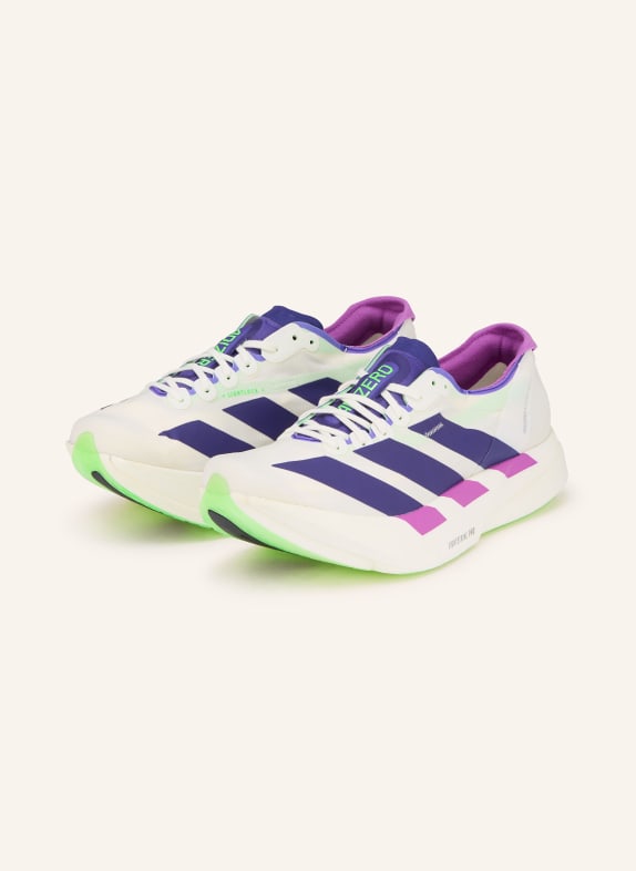 adidas STEP Laufschuhe ADIZERO ADIOS PRO 4 WEISS / NEONLILA / DUNKELLILA