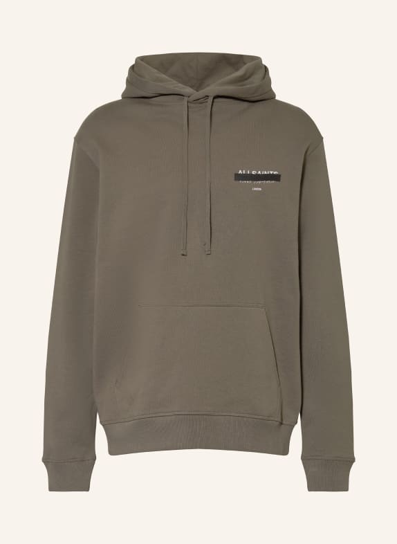 ALLSAINTS Hoodie REDACT KHAKI / WEISS / SCHWARZ