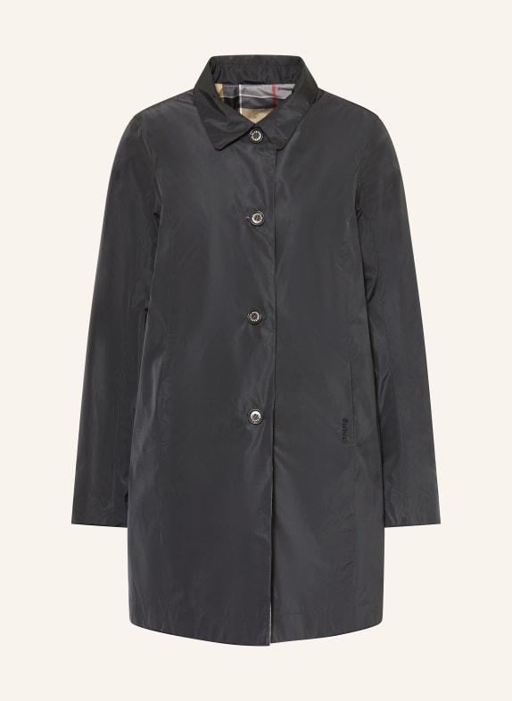 Barbour Trenchcoat BABBITY zum Wenden SCHWARZ