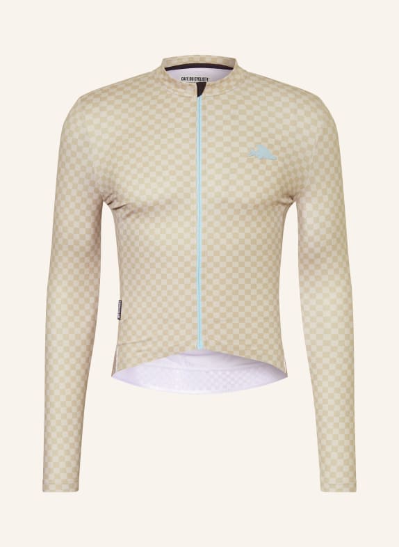 CAFÉ DU CYCLISTE Koszulka rowerowa CONSTANCE JASNOŻÓŁTY / JASNOZIELONY