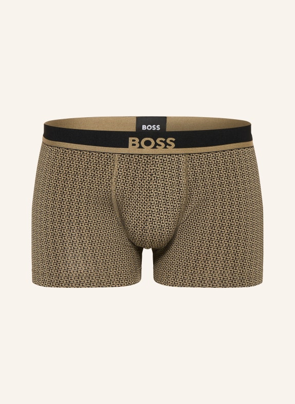 BOSS Boxershorts KHAKI / SCHWARZ