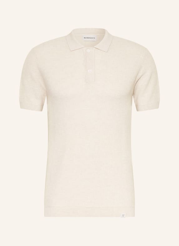NOWADAYS Strick-Poloshirt CREME