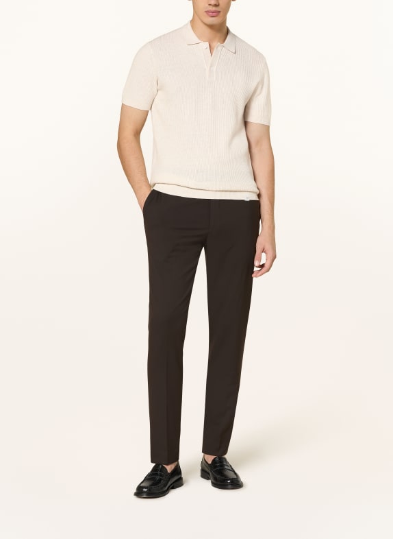 NOWADAYS Tricou polo din tricot CREM