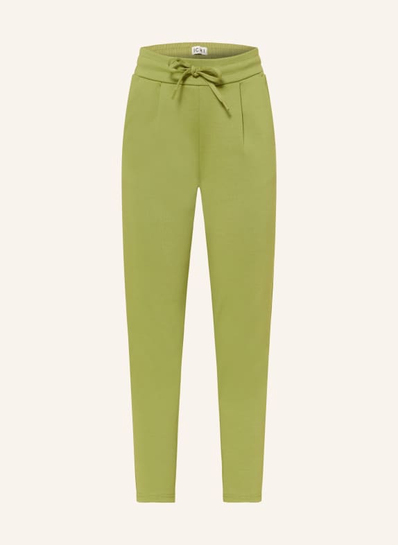 ICHI Jogging-style pants IHKATE LIGHT GREEN