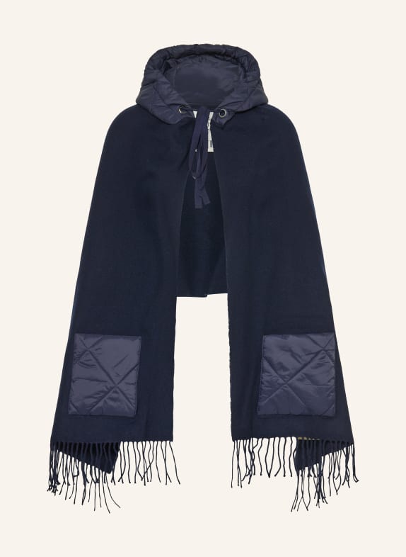 maje Peleryna GRANATOWY