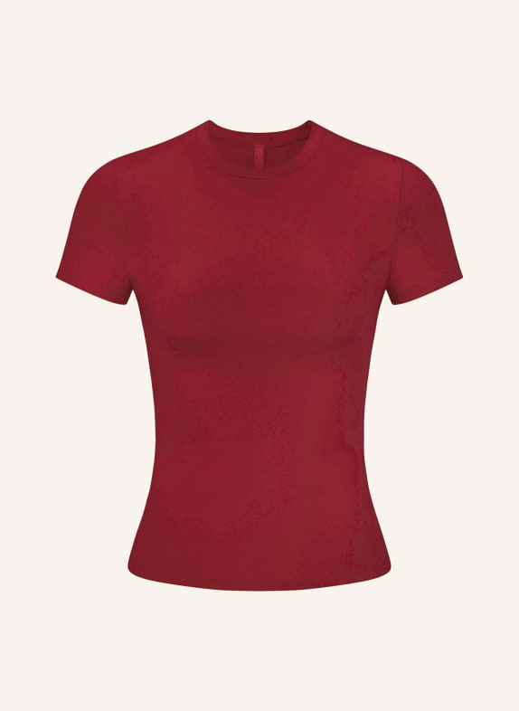 SKIMS Lounge-Shirt COTTON JERSEY BRICK