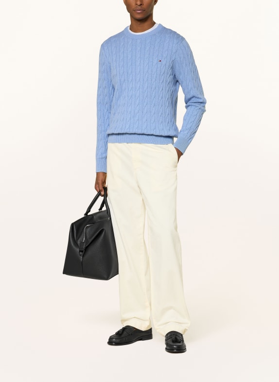 TOMMY HILFIGER Pullover HELLBLAU