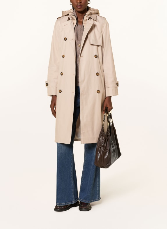 REISS Trenchcoat AZURA mit herausnehmbarer Blende BEIGE