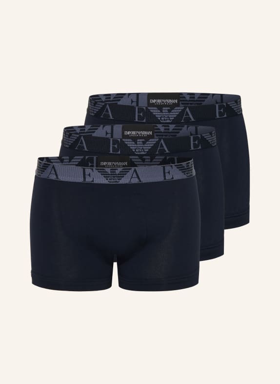 EMPORIO ARMANI 3er-Pack Boxershorts DUNKELBLAU