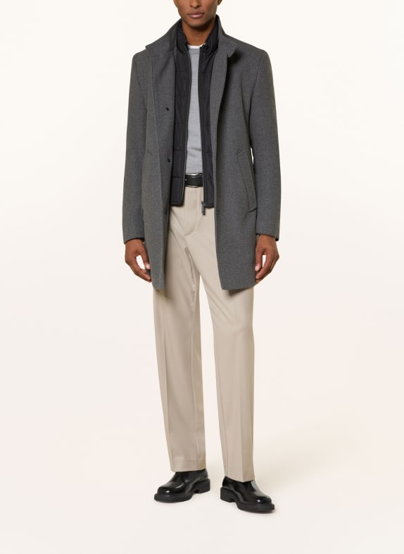 bugatti Mantel DUNKELGRAU