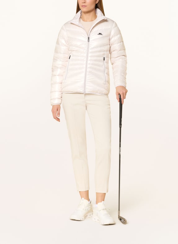 J.LINDEBERG Lehká péřová bunda SVĚTLE ŠEDÁ