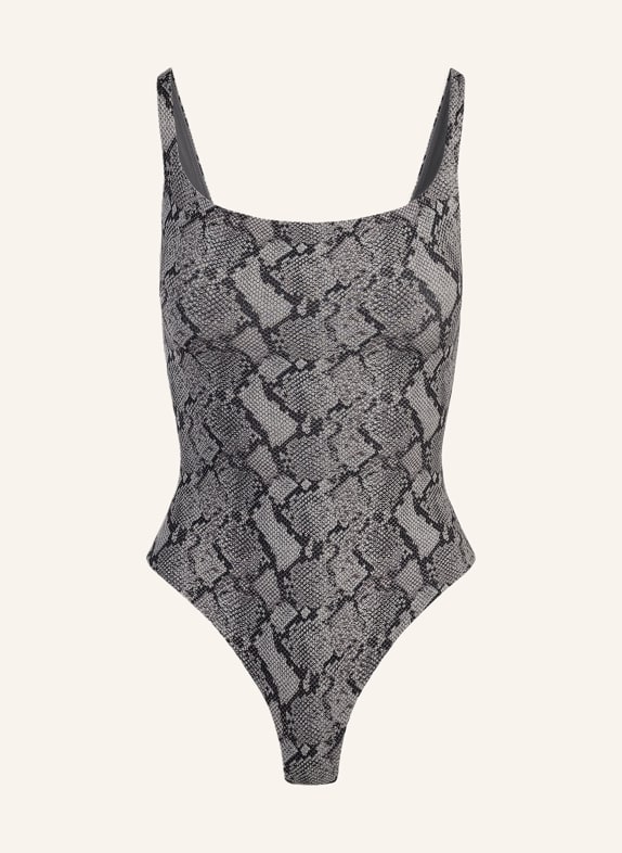 SKIMS Body ze stringami FITS EVERYBODY SHADOW SNAKE PRINT