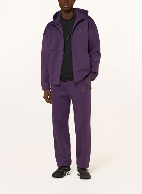 adidas Träningsbyxor Z.N.E. OPEN PANT MÖRKLILA